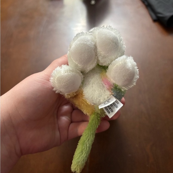 Adorable Green and White Stuffed Puppy Toy - Picture 2 of 6